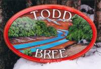 residential sandblasted cedar sign