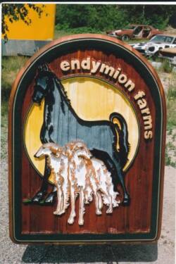 horse ranch sign
