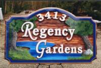 garden cedar sign