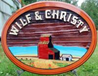 custom wedding sandblasted cedar sign, wedding sign,wedding,gift,Moose Jaw Sask,Artist painted cedar sign,Condor Signs,Vernon BC