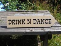 wood custom directional sign made by Condor signs