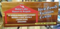 mabel Mabel lake ad board mabel lake.