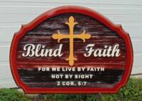 Bible quote sand carved cedar, sandblasted,wood, cedar sign by condor systems Vernon BC.