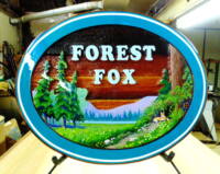 Vancouver Island sandblasted cedar sign by Condor Signs Vernon BC.