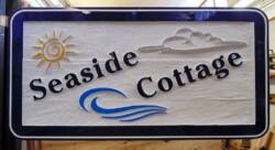 another sign for the Bolt Hole bed and breakfast on the west coast of Canada.Hand made by Condor Signs Vernon BC