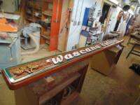 Wascana Estates Regina Sask.Custom made and designed and sandblasted cedar sign by Condor Signs Vernon BC.We will ship your sign to your door.