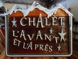 Ski Rentals in Canada at silver Star mountain Resort Vernon BC.Handcrafted sandblasted cedar sign from Condor Signs Vernon BC.