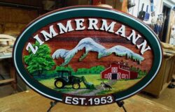 Cedar sign restoration and rebuilds by Condor signs